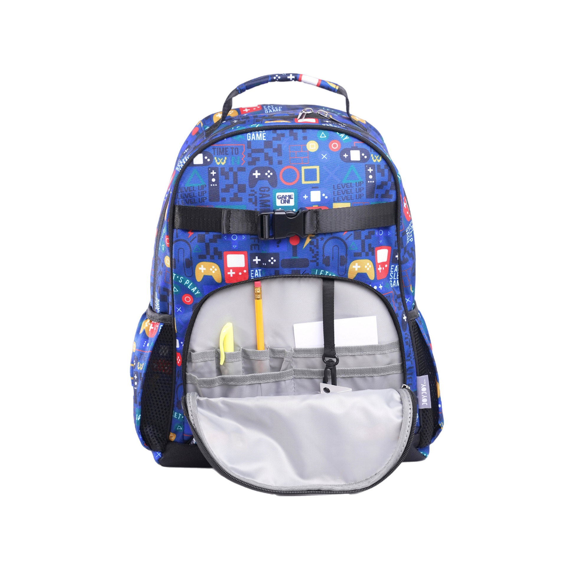 Discover our Gamer Backpack and Lunch Bag bundle for boys! Functional, sturdy, and full of fun, creative patterns. Perfect for school, road trips, sleepovers, and camping. Find everything kids and moms love at Joy Joy & Co.!