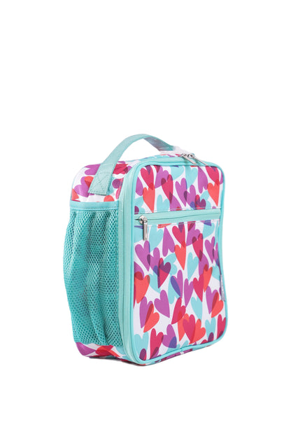 Girls Backpack - Fun Hearts Backpack & Lunch Bag Bundle | Joy Joy & Co